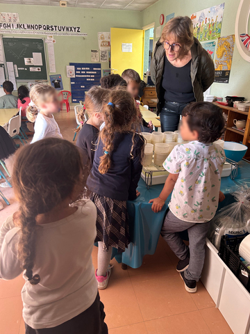 Atelier fromage dans les écoles